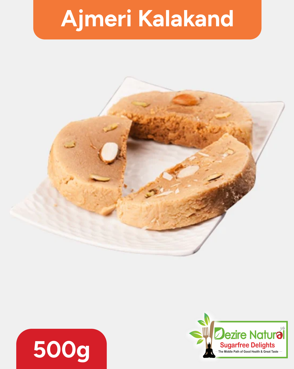 Sugar Free Ajmeri Kalakand