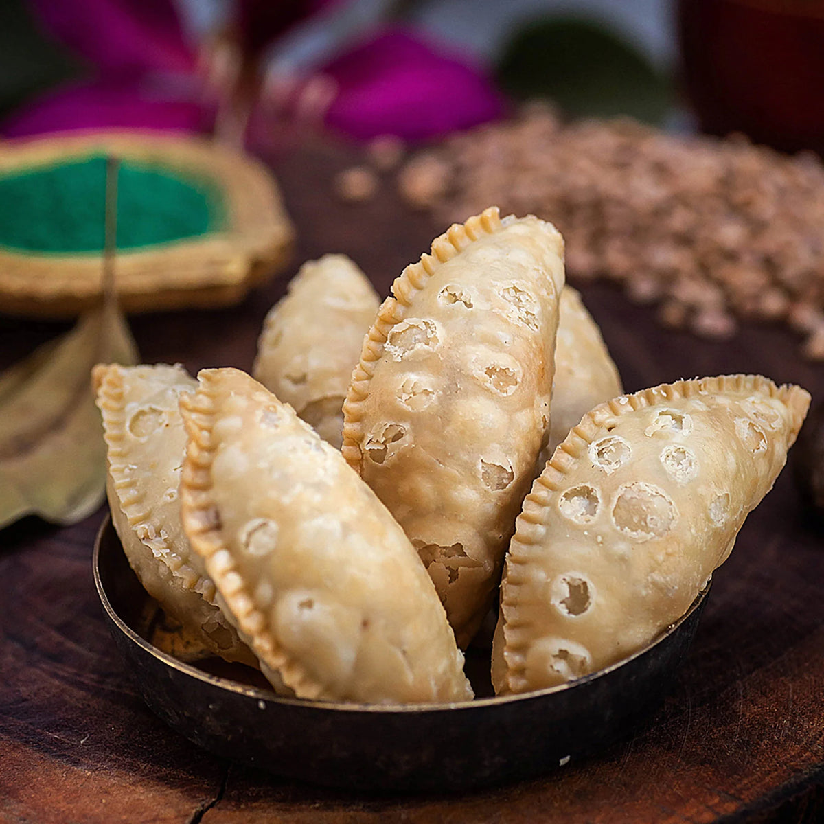 Sugar-Free Somas (Gujiya / Karanji) | Traditional Fried Sweet