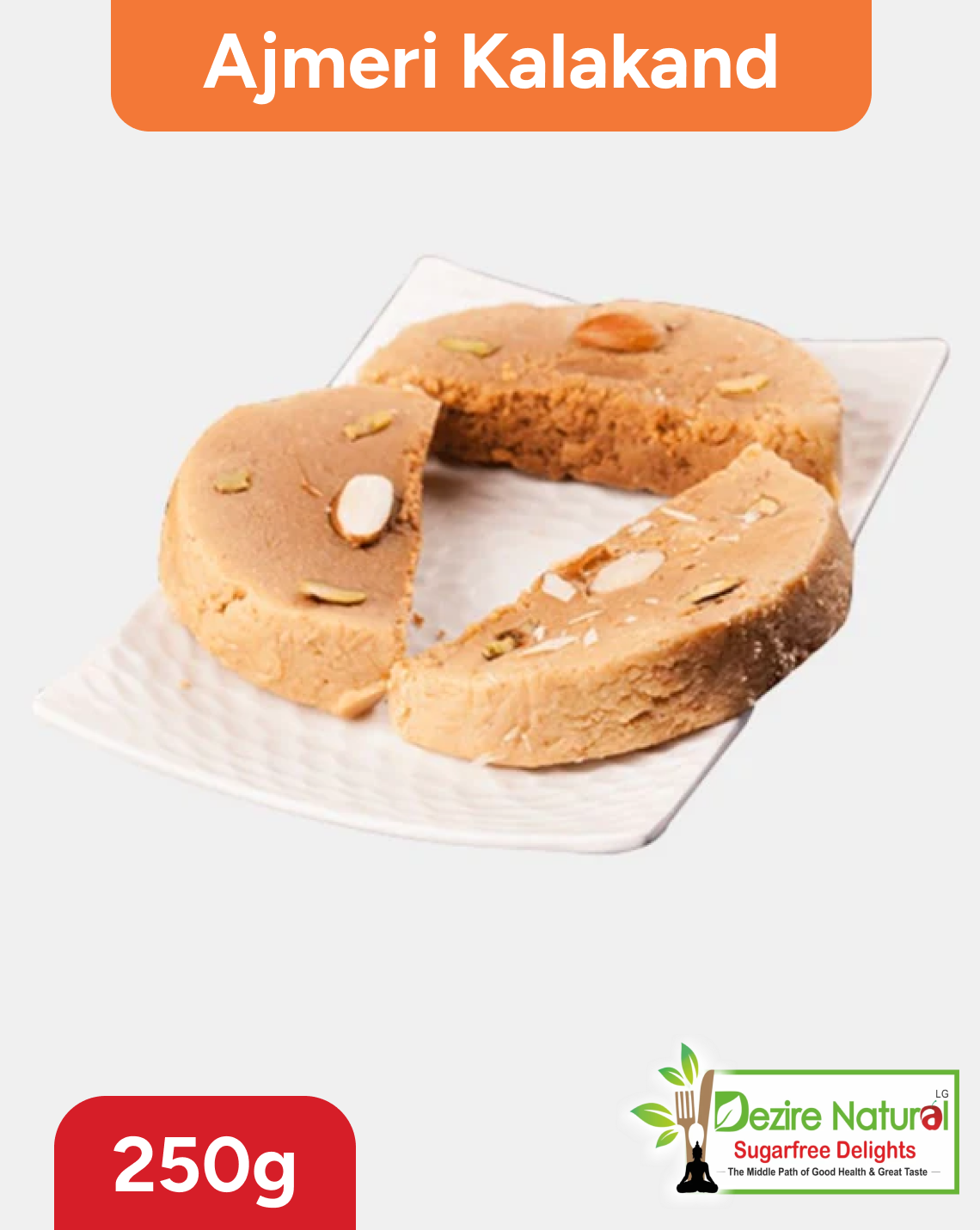 Sugar Free Ajmeri Kalakand