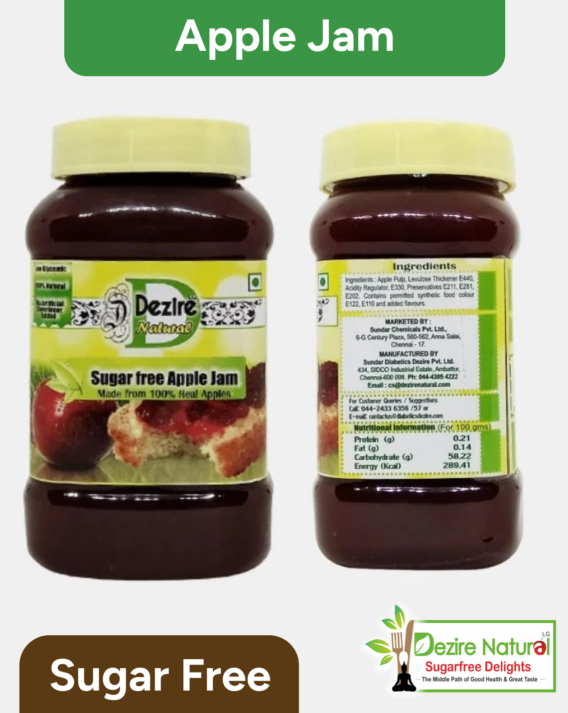 Sugar Free Apple Jam