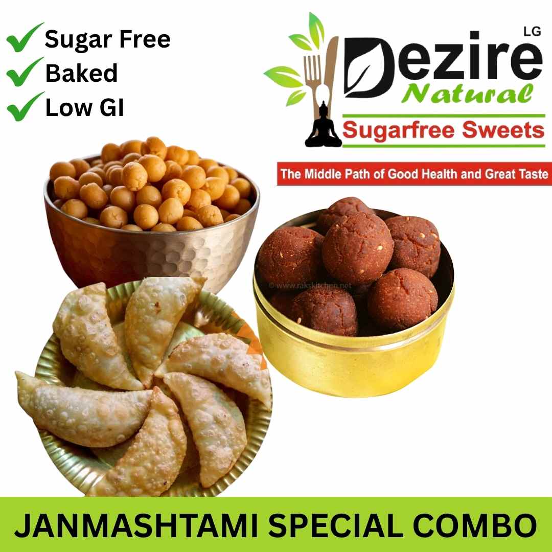 Janmashtami Special Combo – Sugar-Free Somas + Baked Sweet & Salt Cheedai | Dezire Natural