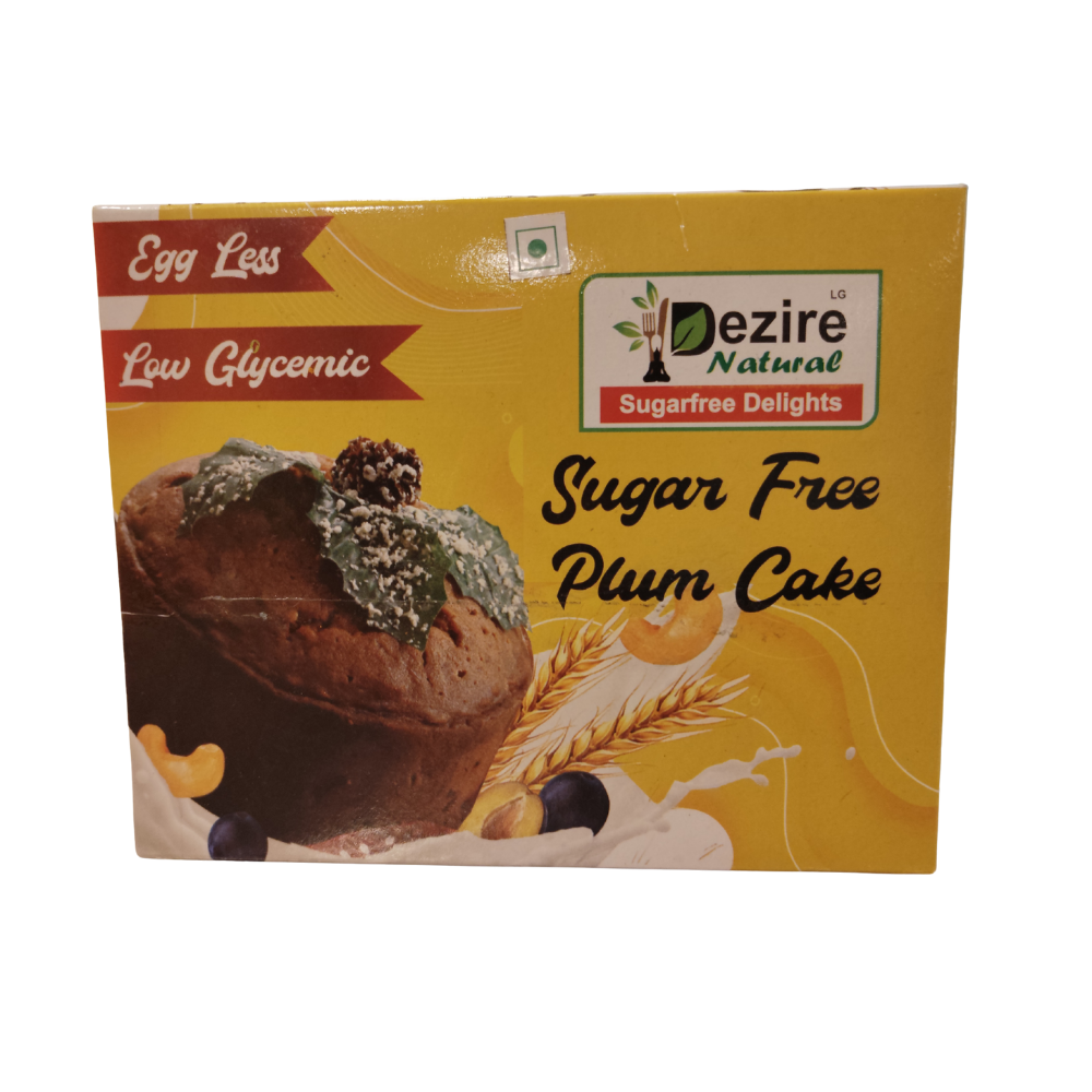 Sugar Free Eggless Plum Cake