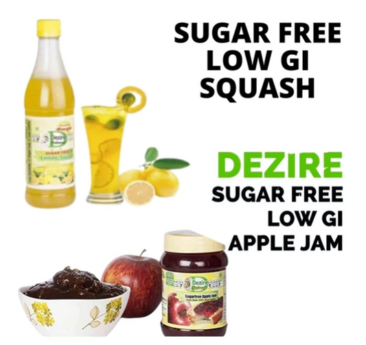 Dezire Natural Sugar Free Low GI Squash n Jams